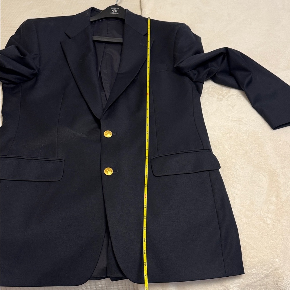 Classic Ralph Lauren Navy Blue Blazer with Gold Buttons - Picture 12 of 16